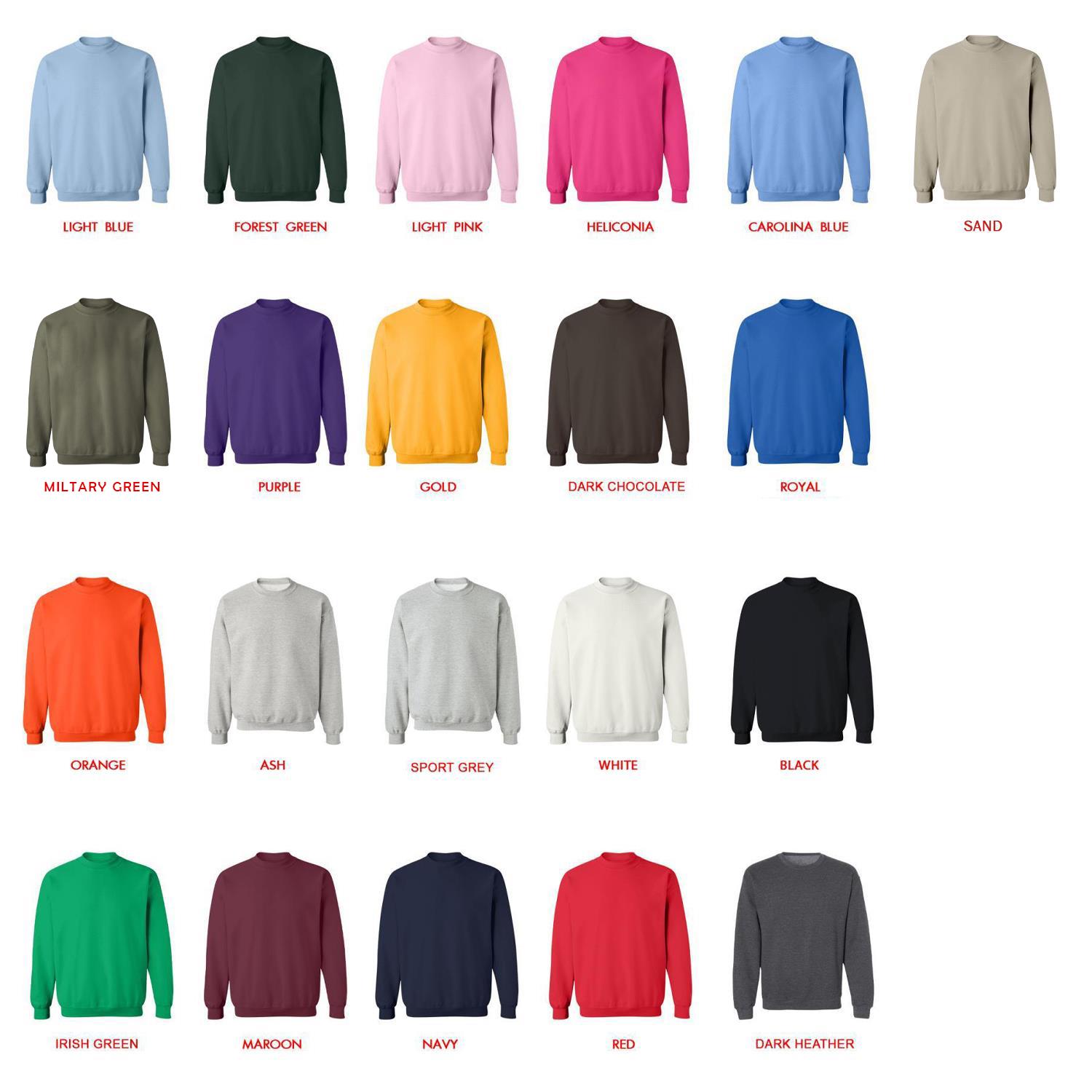 sweatshirt color chart - Mystery Science Theater 3000 Store