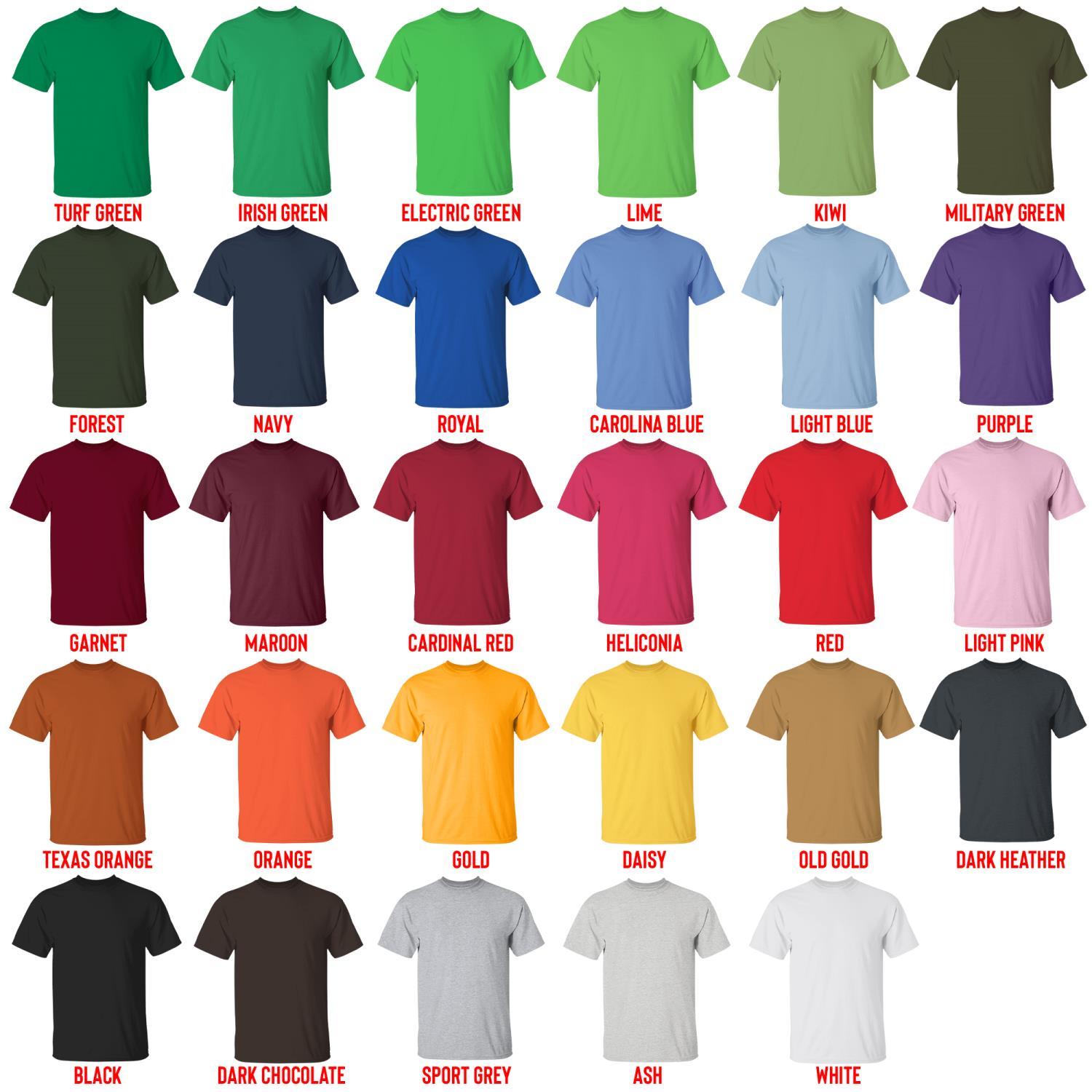 t shirt color chart - Mystery Science Theater 3000 Store