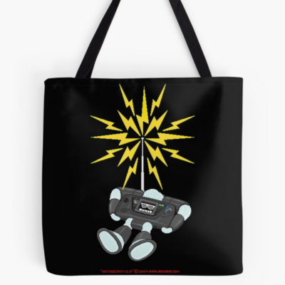 8 Bit Buzz Bot V2 0 4 Gearroid Tote Bag