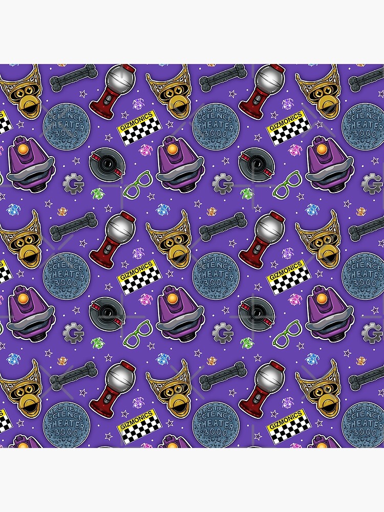 Mst3k Pattern Throw Pillow - Image 2