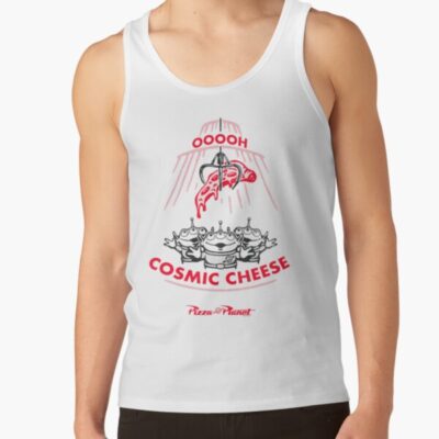 Pizza Planet Aliens Cosmic Cheese Tank Top