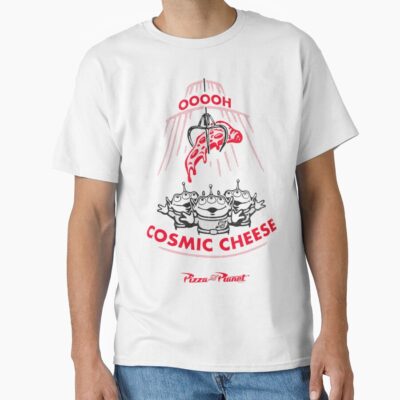 Pizza Planet Aliens Cosmic Cheese T-shirt