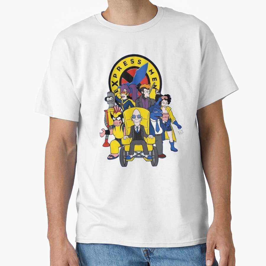 Expres Men X Men Style Futurama T-shirt