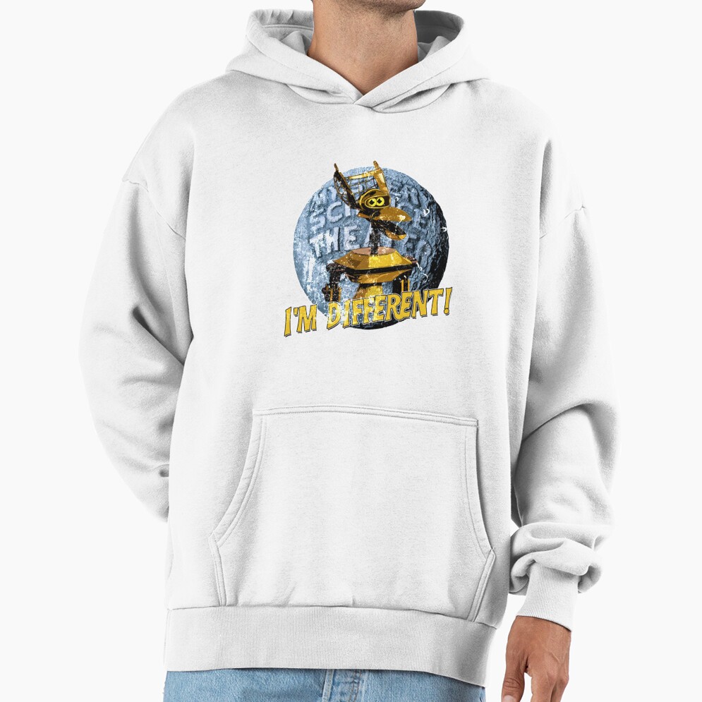 Mst3k T Shirtcrooow Distressed Hoodie - Image 2