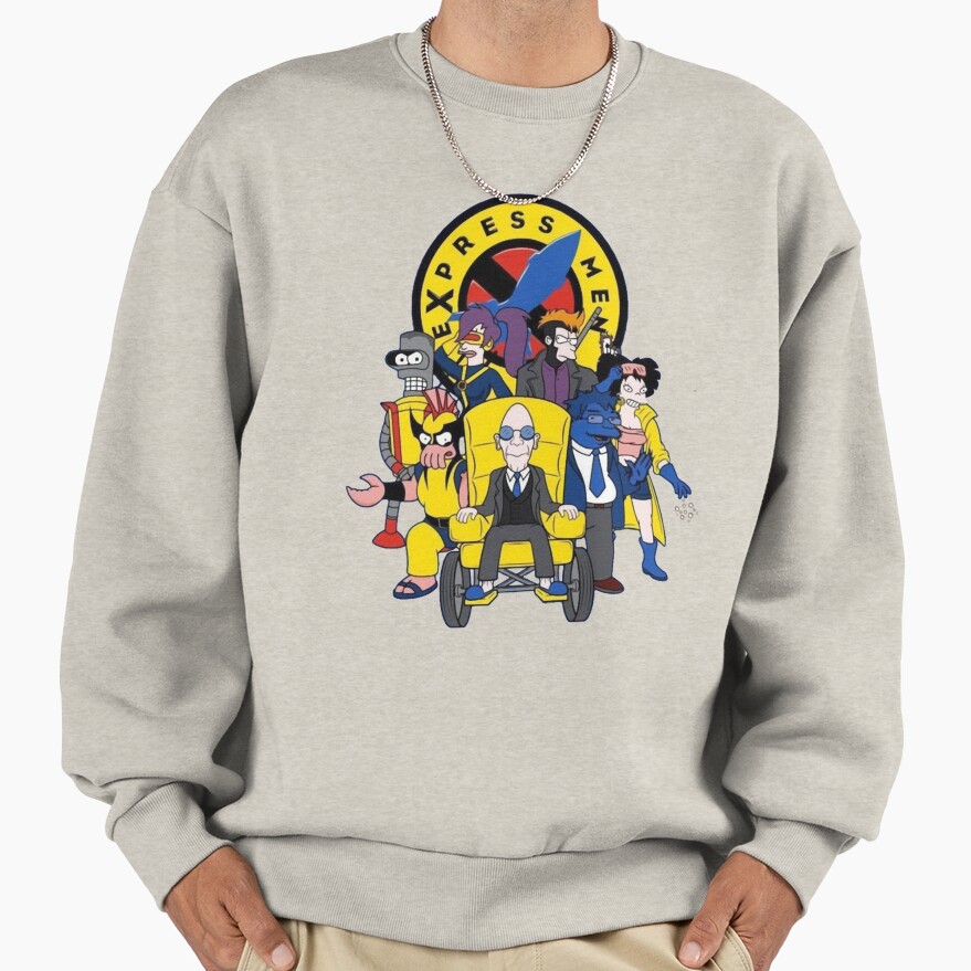 Expres Men X Men Style Futurama Sweatshirt - Image 3