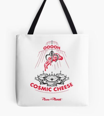 Pizza Planet Aliens Cosmic Cheese Tote Bag
