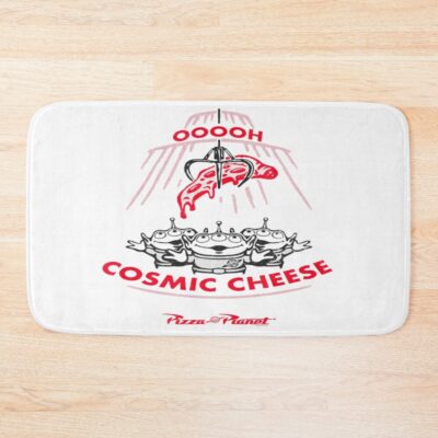 Pizza Planet Aliens Cosmic Cheese Bath Mat