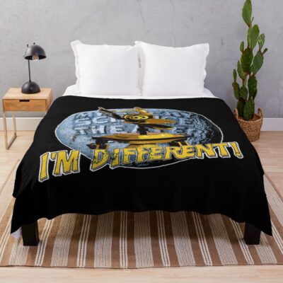 Mst3k T Shirtcrooow Distressed Throw Blanket