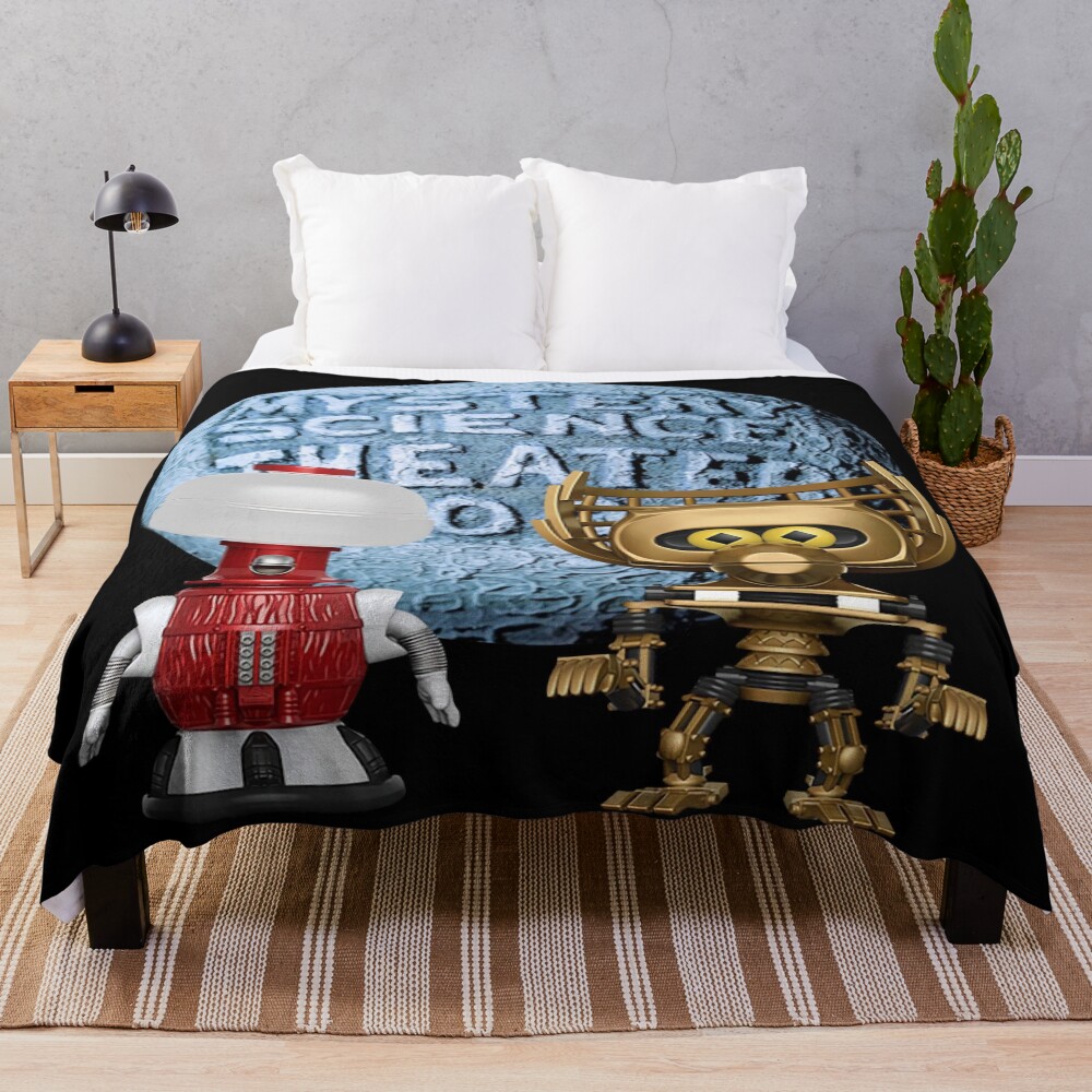 Mst3k Mystery Science Theater 3000 Throw Blanket