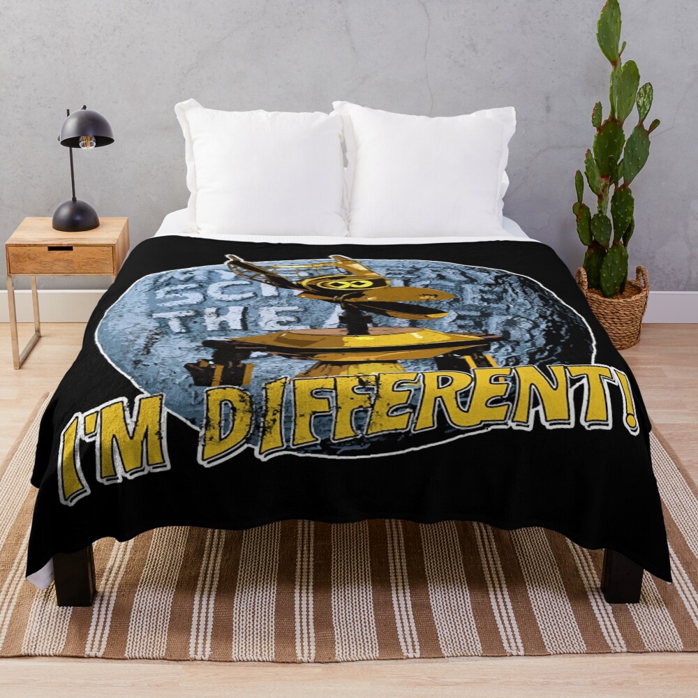 Crooow Throw Blanket