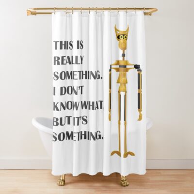Crow T Robot Golden Spider Duck Shower Curtain