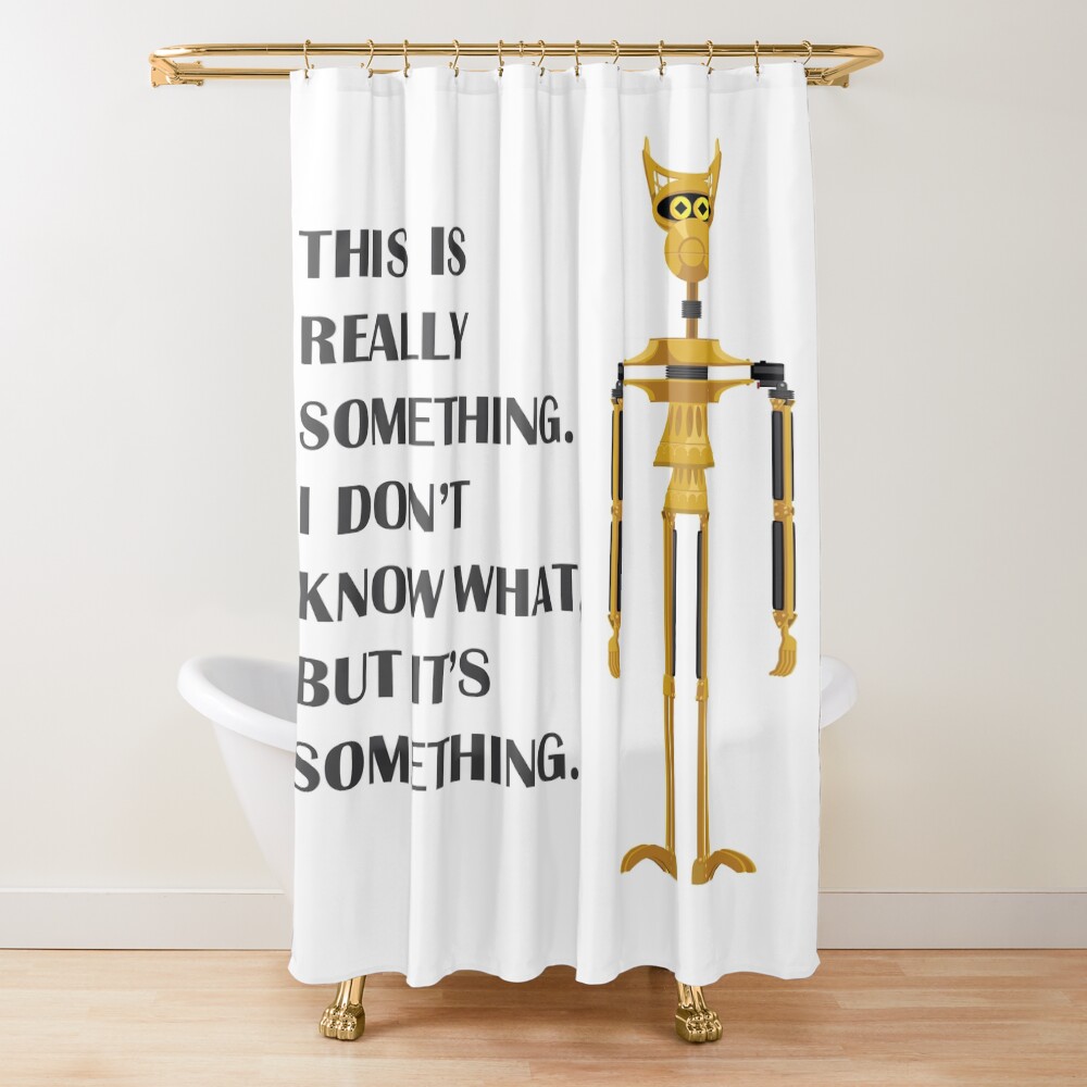 Crow T Robot Golden Spider Duck Shower Curtain