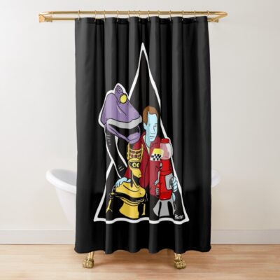 Mystery Science Theater Shower Curtain