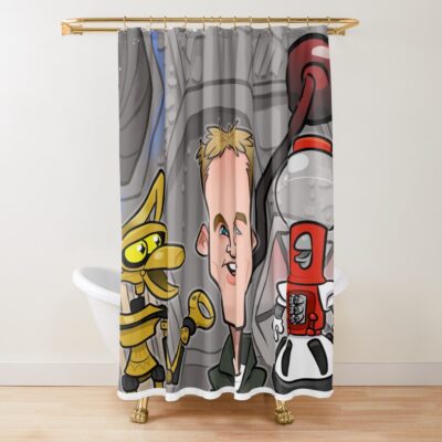 Mst3k Mystery Science Theater 3000 Shower Curtain