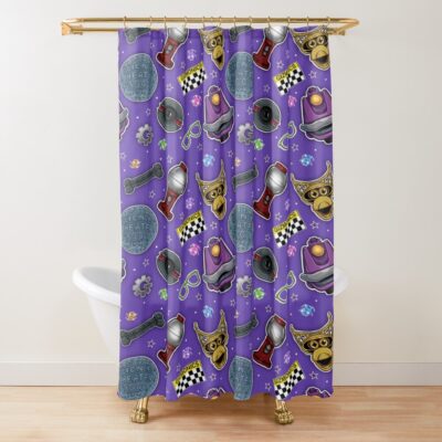 Mst3k Pattern Shower Curtain