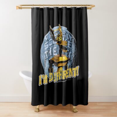 Mst3k T Shirtcrooow Distressed Shower Curtain
