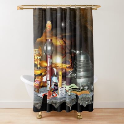 So Daleks Are The Good Guys Shower Curtain