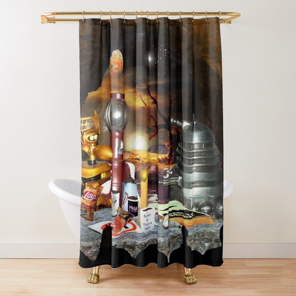 So Daleks Are The Good Guys Shower Curtain