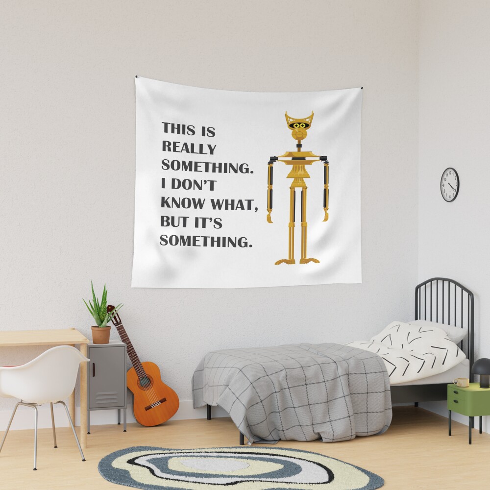 Crow T Robot Golden Spider Duck Tapestry