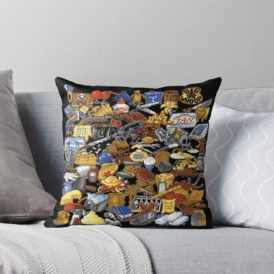 Inventory 3 Throw Pillow